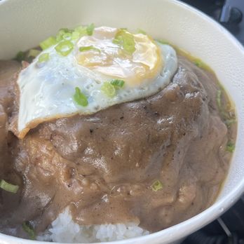 Sunny’s Local Grind - Loco moco with hamburger patty - Coffee & Tea Near Me - Honolulu, Hawaii Sunny’s Local Grind - Loco moco with hamburger patty - Coffee & Tea Near Me - Honolulu, Hawaii