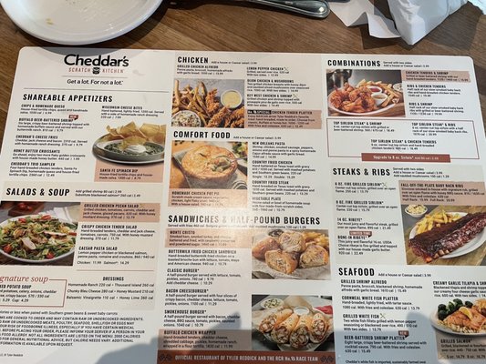 Menu photo 2 Cheddar's Scratch Kitchen Orlando, FL