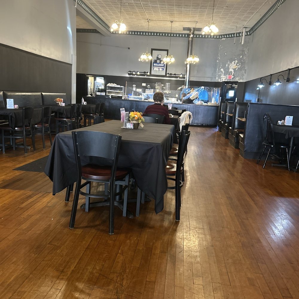 Hillside Restaurant & Bar - Restaurant looking towards food preparation area. Great atmosphere! Friendly staff! - Pizza Near Me - Chester, South Carolina Hillside Restaurant & Bar - Restaurant looking towards food preparation area. Great atmosphere! Friendly staff! - Pizza Near Me - Chester, South Carolina