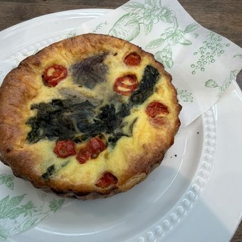 Cozy Coffee - Tomato Spinach and Onion Quiche - Coffee & Tea Near Me - Westminster, Colorado