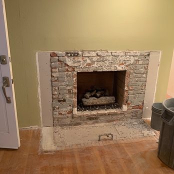 BLuu Construction - Demo of fireplace, look how clean they were! - General Contractors Near Me - Fullerton, California