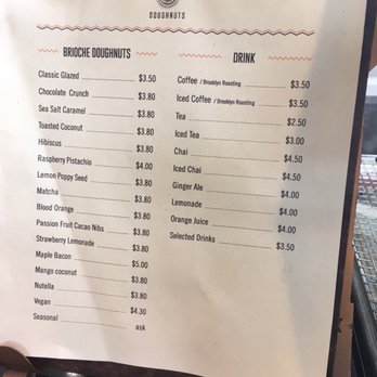 Good Town Doughnuts - Menu - Donuts Near Me - Costa Mesa, California