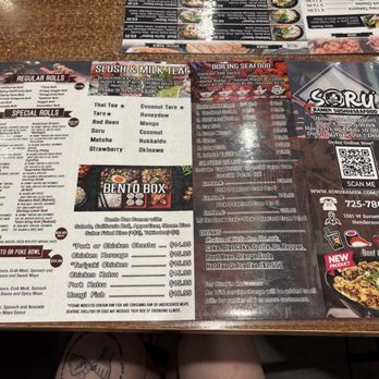 Soru Ramen Sushi and Seafood - Menu - Ramen Near Me - Henderson, Nevada Soru Ramen Sushi and Seafood - Menu - Ramen Near Me - Henderson, Nevada