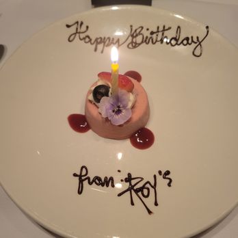 Roy's Waikiki - birthday dessert - Hawaiian Near Me - Honolulu, Hawaii