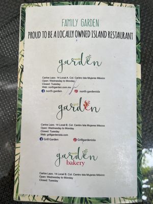 Menu photo 3 North Garden Cancún, ROO