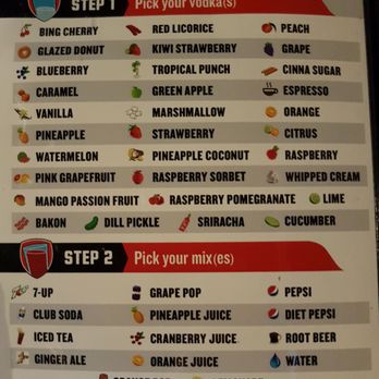 The Canadian Brewhouse - Vodka flavors - Sports Bars Near Me - Edmonton, Alberta