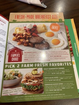 Menu photo 2 Bob Evans Dover, DE Menu photo 2 Bob Evans Dover, DE
