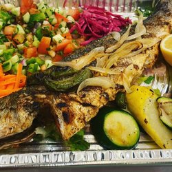 Anatolian Bistro - Perfectly grilled branzino Bronzini delicious
