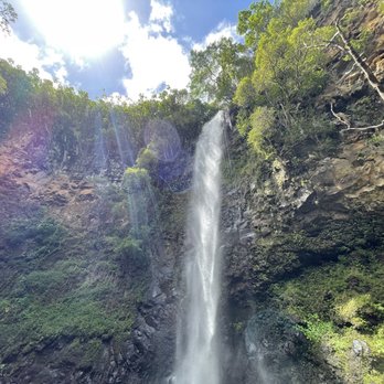 Ali'i Kayaks - View of the waterfall they guide you to. - Tours Near Me - Kapaa, Hawaii Ali'i Kayaks - View of the waterfall they guide you to. - Tours Near Me - Kapaa, Hawaii