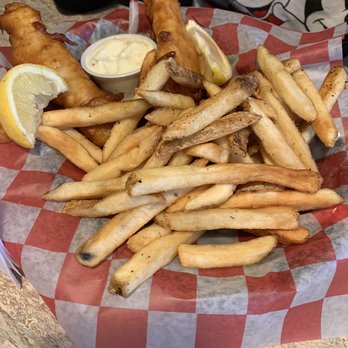 Perko's Cafe - Fish and chips with fries - New American Near Me - Jackson, California