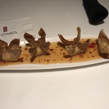 P.F. Chang's - Hand folded crab wontons - Chinese Near Me - Gainesville, Florida P.F. Chang's - Hand folded crab wontons - Chinese Near Me - Gainesville, Florida