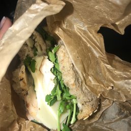 Roasted Turkey on wheat with arugula