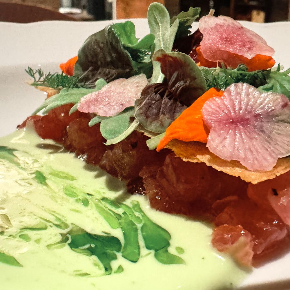 Fleurette - Catch of the day, Big Eye Tuna Tartare. So good! - French Near Me - San Diego, California