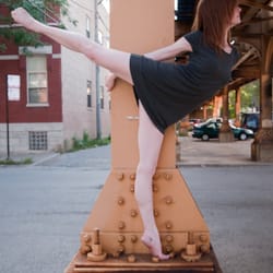Studio M Dance - Studio M owner and teacher, Miss Dina, dancing around Chicago. Who knows what this step is called?