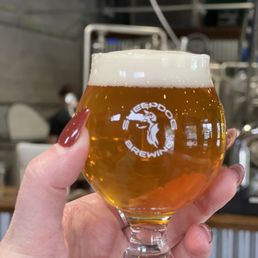 a hand holding a glass of beer