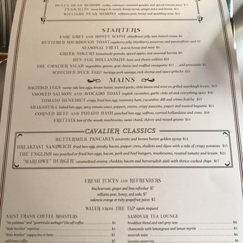 The Cavalier - New American Near Me - San Francisco, California
