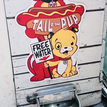 Tail O' the Pup - Dog friendly, some water for Fido! - Burgers Near Me - West Hollywood, California Tail O' the Pup - Dog friendly, some water for Fido! - Burgers Near Me - West Hollywood, California
