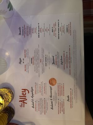 Menu photo 1 The Alley Miami Beach, FL Menu photo 1 The Alley Miami Beach, FL