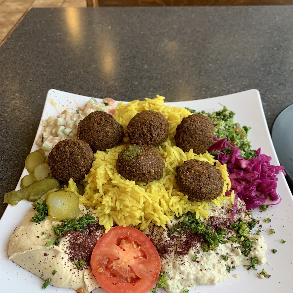 Jerusalem Bakery & Grill - Vegetarian plate - Middle Eastern Near Me - Alpharetta, Georgia