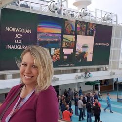 Aloha Travel Queen - On board the amazing Norwegian Joy ! The inaugural began in beautiful Vancouver and finished in Americas finest City San Diego !