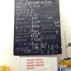 Gunners Fish Bar - Menu