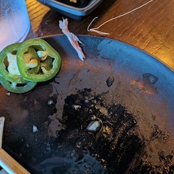 Niku Sushi - That whole thing where the arrow is pointing to is a tuna bone! - Sushi Bars Near Me - Anaheim, California