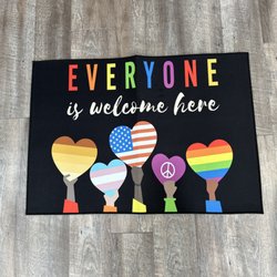 Out of Bounds - One of our pride doormats
