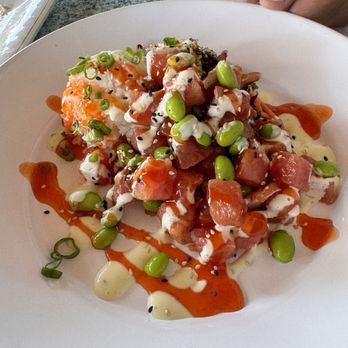 Pop's Sunset Grill - Ahi Tuna Bowl* - Seafood Near Me - Nokomis, Florida