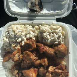 #6. Mauna Loa Chicken with half rice, sub extra mac