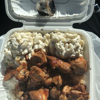 Hawaiian Time - #6. Mauna Loa Chicken with half rice, sub extra mac - Hawaiian Near Me - Oregon City, Oregon