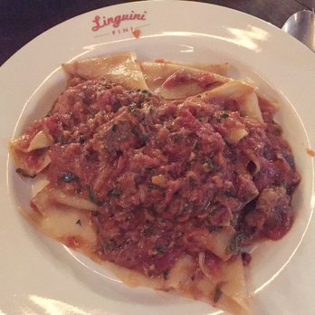 Linguini Fini - Pappardelle w/ a nose-to-tail bolognese (a signature dish of theirs) - Italian Near Me - Hong Kong, HK Linguini Fini - Pappardelle w/ a nose-to-tail bolognese (a signature dish of theirs) - Italian Near Me - Hong Kong, HK