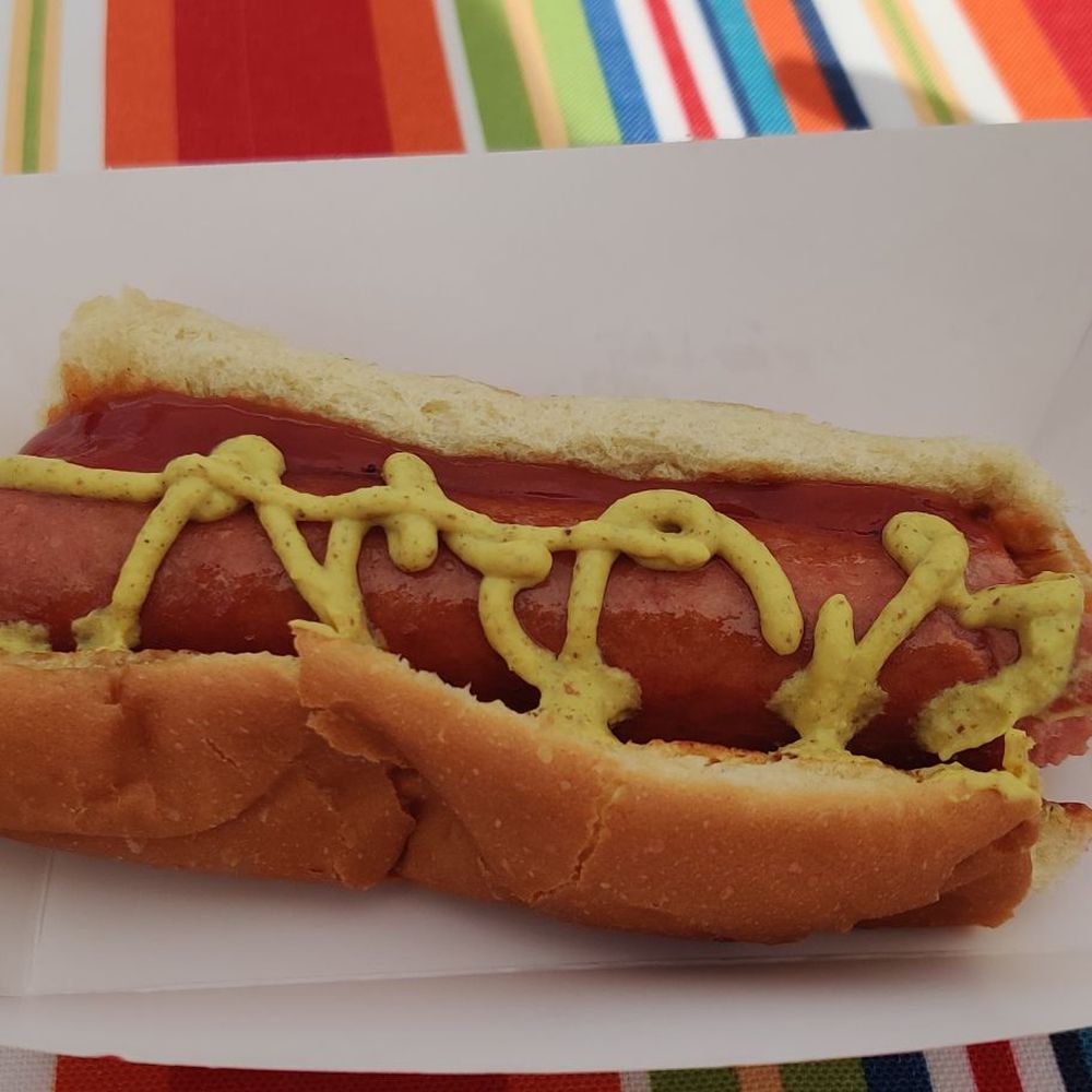 Doodle Dogs - The Ruby Doo with added mustard. - Hot Dogs Near Me - Peoria, Arizona Doodle Dogs - The Ruby Doo with added mustard. - Hot Dogs Near Me - Peoria, Arizona