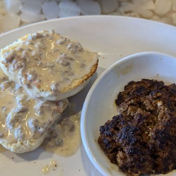 Daily Dose - Biscuit and gravy, chorizo patty - Breakfast & Brunch Near Me - Scottsdale, Arizona