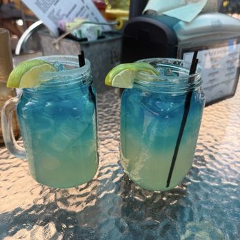 Packer Saloon and Cannibal Grill - Blue margaritas - New American Near Me - Lake City, Colorado