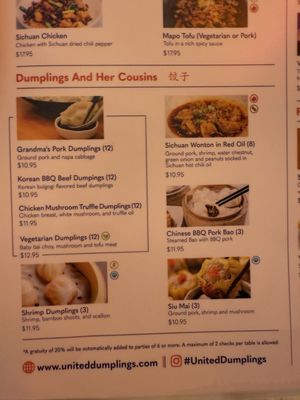 Menu photo 6 United Dumplings - Rockridge Oakland, CA Menu photo 6 United Dumplings - Rockridge Oakland, CA
