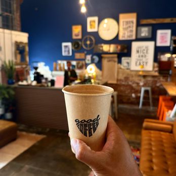 The Good Water & Coffee - Latte from the coffee shop located in the rear of the store - Water Stores Near Me - Gardena, California The Good Water & Coffee - Latte from the coffee shop located in the rear of the store - Water Stores Near Me - Gardena, California