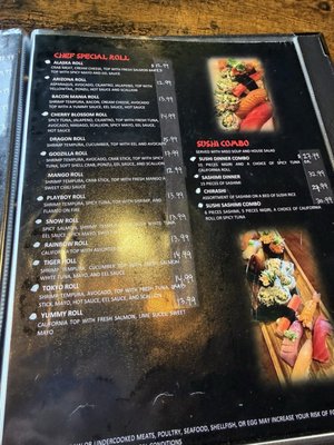 Menu photo 1 Kyoto Nora Indianapolis, IN