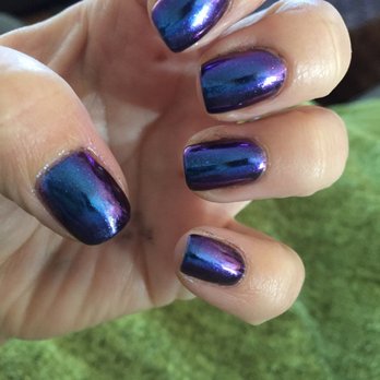Diamond Nails Spa - Yummy chrome nail color by Cindy! - Nail Salons Near Me - Denver, Colorado