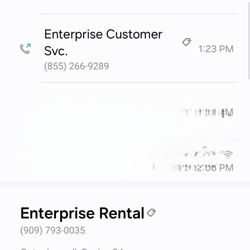 Enterprise Rent-A-Car - Calls made to enterprise