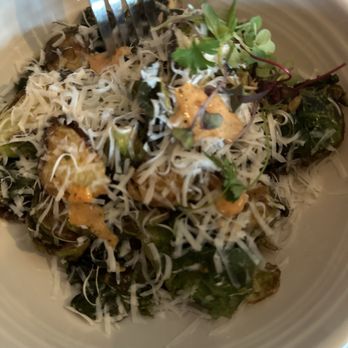 Whiskey Cake - Brussels sprouts appetizer - New American Near Me - Irving, Texas Whiskey Cake - Brussels sprouts appetizer - New American Near Me - Irving, Texas