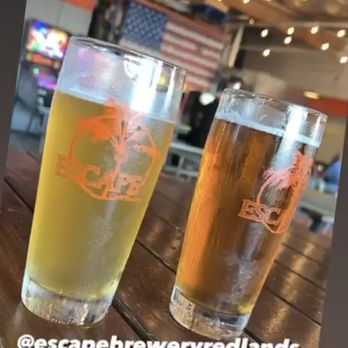 Escape Craft Brewery - I forgot what we got cus we was buzzed lol! But everything is good!!!!!! - Breweries Near Me - Redlands, California Escape Craft Brewery - I forgot what we got cus we was buzzed lol! But everything is good!!!!!! - Breweries Near Me - Redlands, California