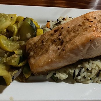 Stage Coach Grille - balsamic glazed salmon - Seafood Near Me - La Verkin, Utah