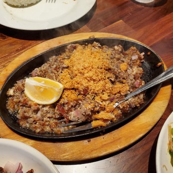 Gerry's Grill - Sizzling Pork Sisig (so delicious) - Filipino Near Me - Artesia, California Gerry's Grill - Sizzling Pork Sisig (so delicious) - Filipino Near Me - Artesia, California