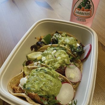 Tacoria - Pollo Tinga, Al Pastor & Brussels Sprouts Tacos w/Guaya Jarritos - Tex-Mex Near Me - New Brunswick, New Jersey Tacoria - Pollo Tinga, Al Pastor & Brussels Sprouts Tacos w/Guaya Jarritos - Tex-Mex Near Me - New Brunswick, New Jersey