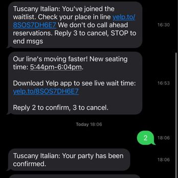 Tuscany Italian - Wait time - Italian Near Me - Gallipolis, Ohio Tuscany Italian - Wait time - Italian Near Me - Gallipolis, Ohio
