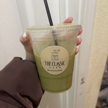 The Classic Cafe - Banana Cha Cha Latte (new menu item) - Coffee & Tea Near Me - Fullerton, California