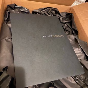 Leather Surgeons - Packing with authenticity letter - Leather Goods Near Me