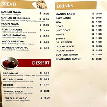 LA Indian Cuisine - Menu as of September 2024 (p. 4) - Indian Near Me - Castaic, California LA Indian Cuisine - Menu as of September 2024 (p. 4) - Indian Near Me - Castaic, California