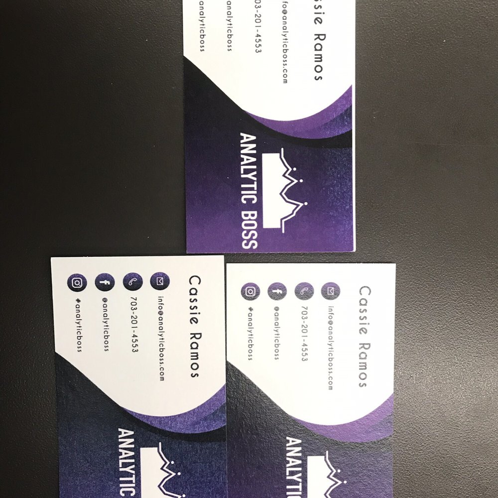 Staples - All three came out of one batch of cards printed.. there were soo many variations .. very disappointing quality. - Printing Services Near Me - Alexandria, Virginia