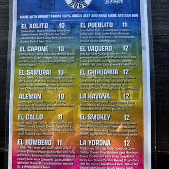 Barrio Dogg - Menu - Hot Dogs Near Me - San Diego, California Barrio Dogg - Menu - Hot Dogs Near Me - San Diego, California